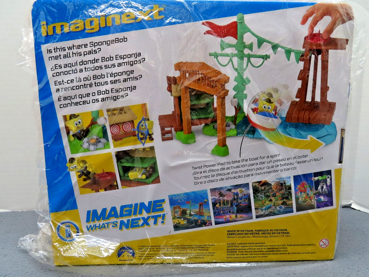 Imaginext Spongebob Squarepants Camp Coral Playset Movie Sponge on