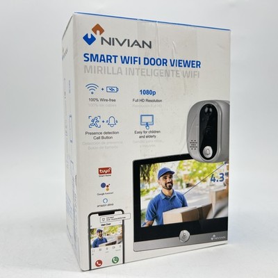 Nivian Mirilla Digital WiFi - Full HD -Videokamera mit Akku und Glocke, bidirekt