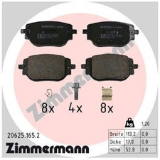 Satz Bremsbeläge Bremsklötze hinten für Peugeot Expert V Traveller 24282044