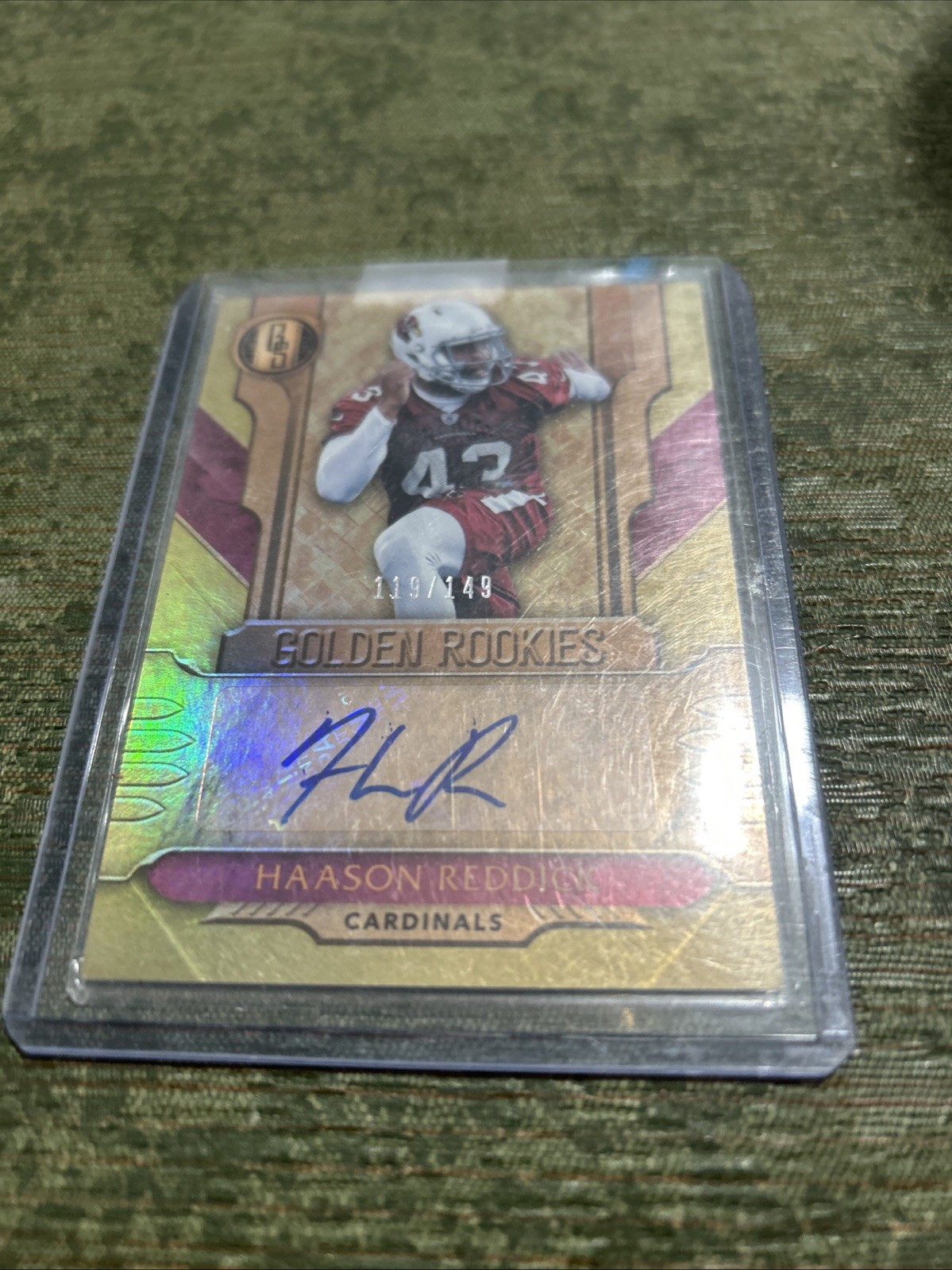 Haason Reddick Panini Gold Standard Golden Rookies Autograph #GRHR Base