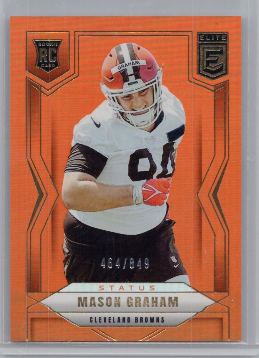 2025 Donruss Elite #125 Mason Graham Status Metallic Orange #/849