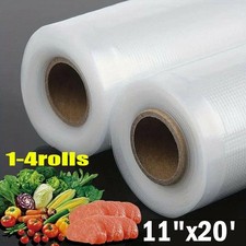11"x20' Vacuum Sealer Rolls Commercial Grade Food Saver Storage Bags