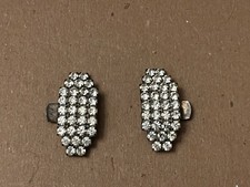 Vintage Rhinestone Shoe Clips Pair