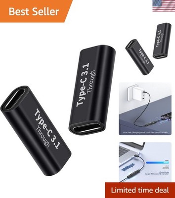 2PCS USB C Female Adapter -  Quality 10Gbps for Laptops & Mobile Devices