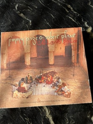 Jimmy Page & Robert Plant 1994 Knight charm limited edition picture disk 2 CDS
