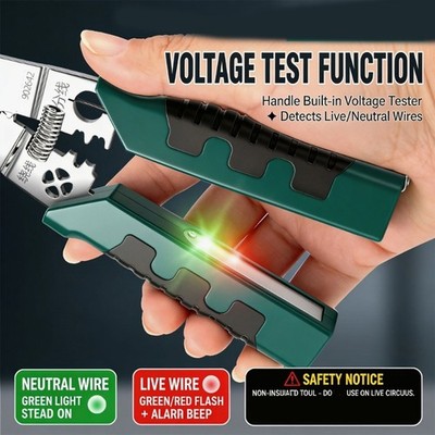 Wire Stripper Tool Multifunction Wire Strippers Electrical 8 in 1 Wire Cutter