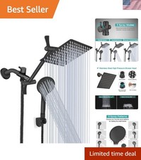 Shower Head, 8    High Pressure Rainfall Shower Head/Handheld Shower Combo wit...