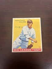 1933 Goudey Big League Chewing Gum - R319 Pat Malone #55 (RC) Stamped