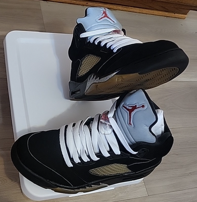 CLEAN STKX $409 Air Jordan 5 Retro Black Metallic 2016 845035-003