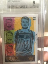 2018 PANINI COURT KINGS #177 LUKA DONCIC ROOKIE Level III RC BGS 9 W/10, 9.5