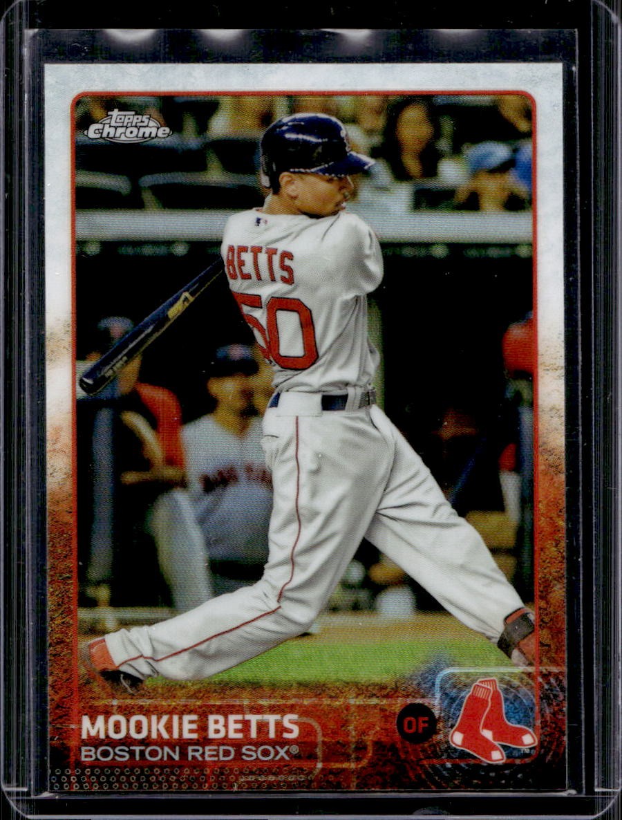 Mookie Betts 2015 Topps Chrome #67 Refractor A