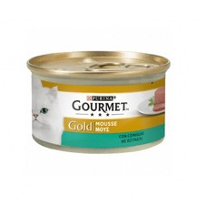 Lattina Gatto Gourmet GOLD MOUSSE CONIGLIO 85g
