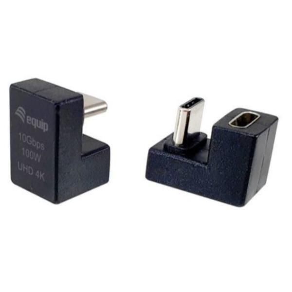 Equip Nero Adattatore Usb-C U Plug 10Gbps Pd 100W 2-Pack - Immagine 2