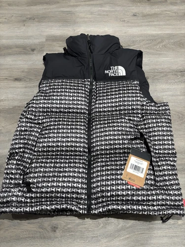 Gilet Nuptse clouté Supreme x The North Face taille M noir