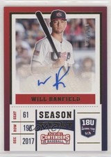 2017 Elite Extra Edition USA Baseball 18U Tickets Gold Will Banfield Auto i6j