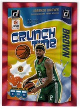 Lorenzo Brown 2024-25 Panini Donruss Euroleague Crunch Time /75 Red Laser