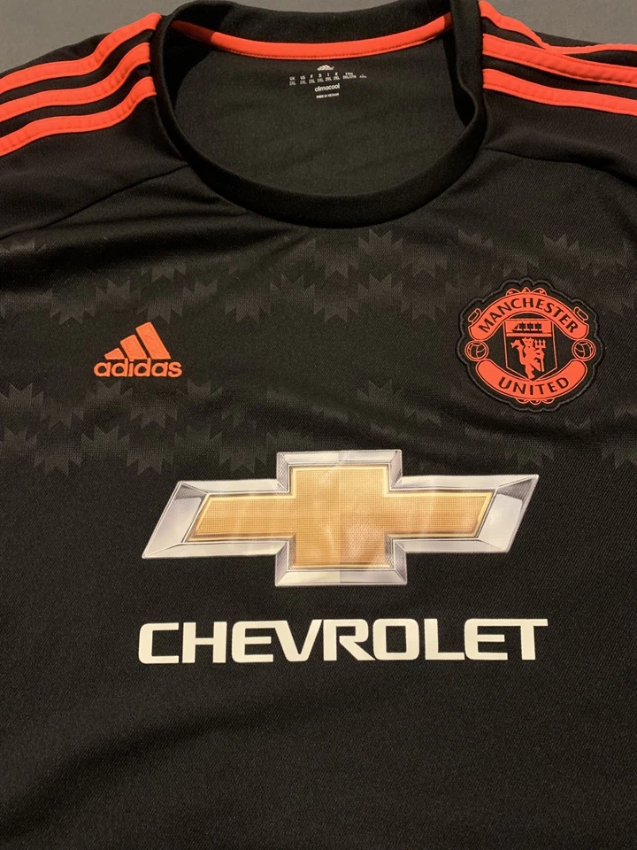 Adidas Manchester United 2015/2016 Tercera camiseta Rooney #10 Champions League DEFECTUOSA Foto 4 de 4