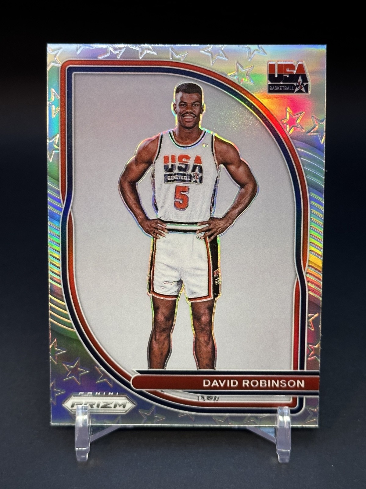 David Robinson 2020-21 Prizm - USA Basketball Silver Prizm #5