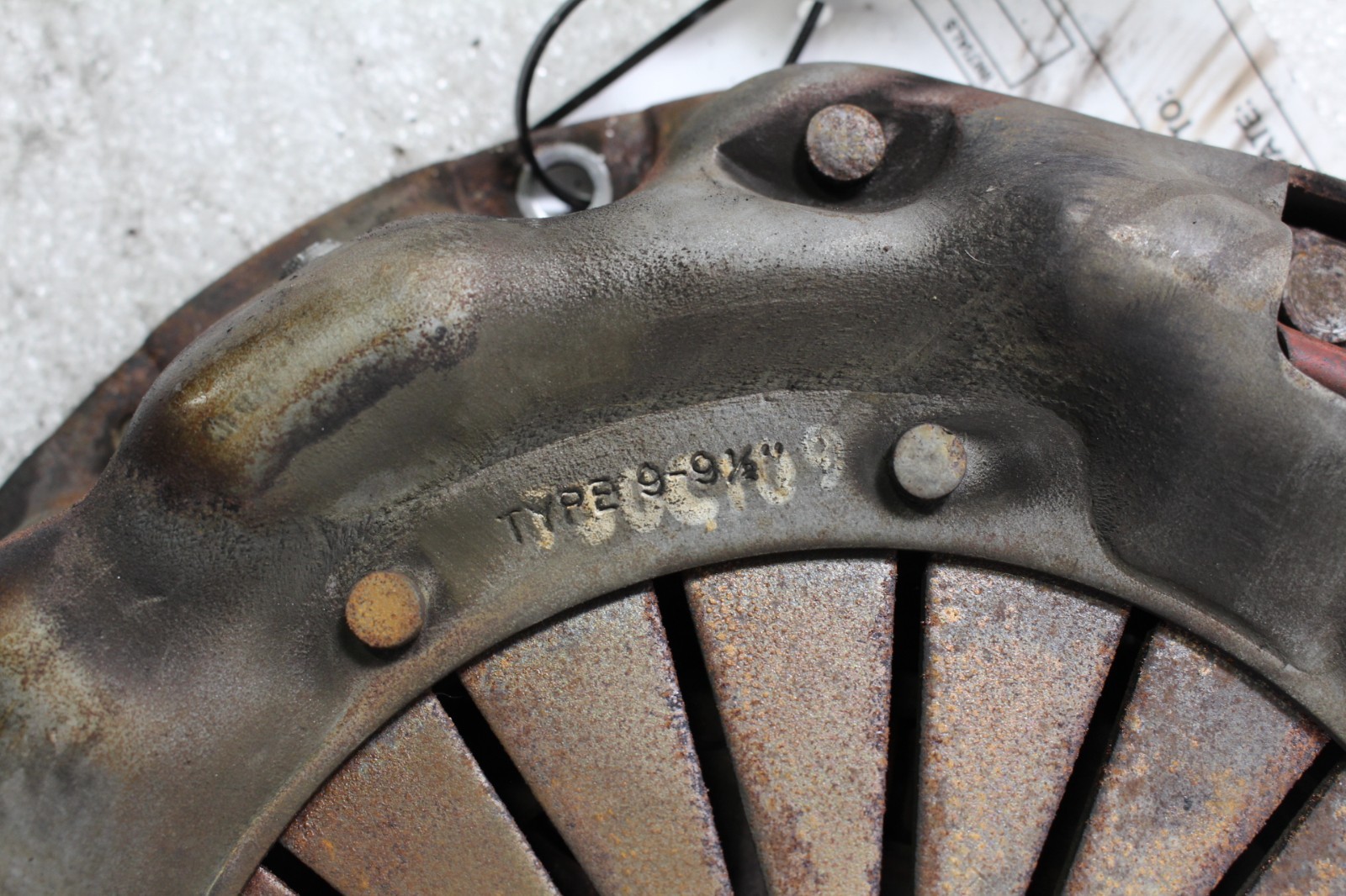 Ferrari 308, 328, Clutch Disk, Used, P/N 121562, 110558