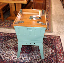English Antique Cranked Dolly Refinished Washing Machine circa 1920