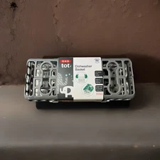 OXO Tot Dishwasher Basket, Gray. 4.65"D x 11.15"W x 4.35"H NWT