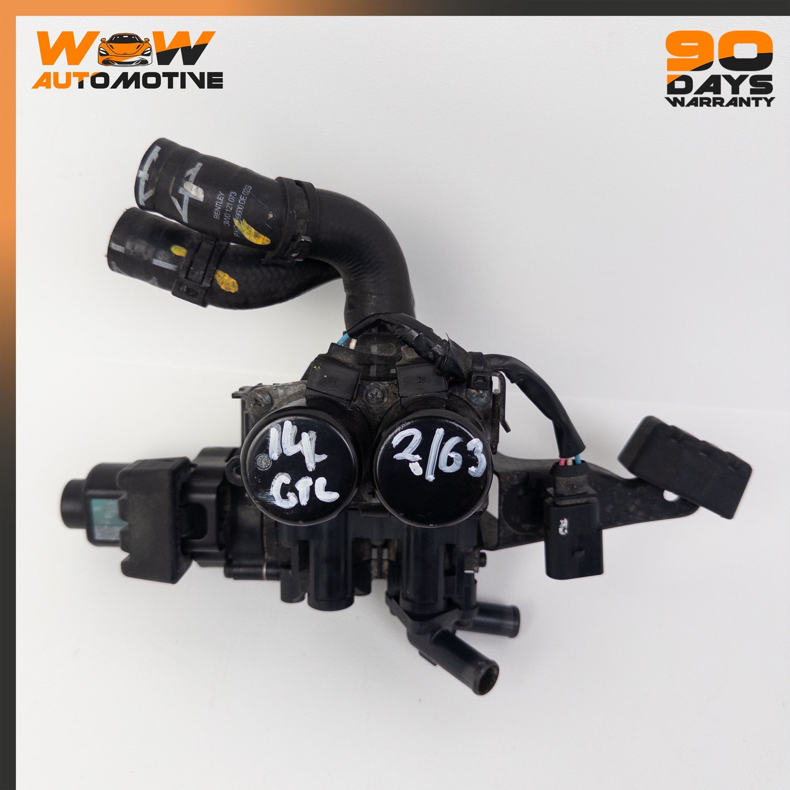 06-19 BENTLEY CONTINENTAL GT FLYING SPUR HVAC HEATER COOLANT CONTROL VALVE OEM