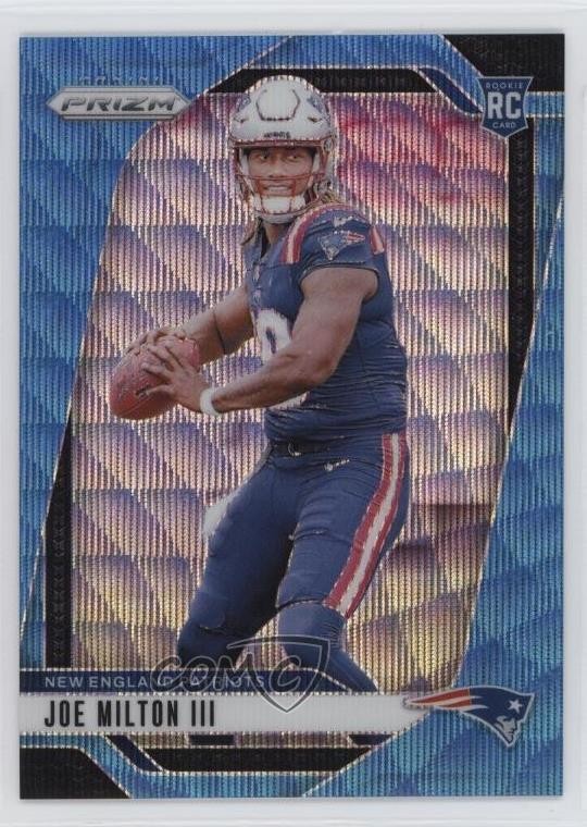 2024 Panini Prizm Rookies Blue Wave Prizm 144/230 Joe Milton III #354 2q9