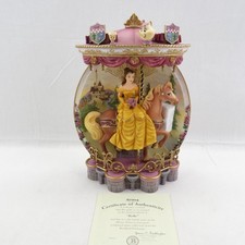 Belle Disney Princess Carousels Beauty & The Beast 8" 3D Sculpture/Plate