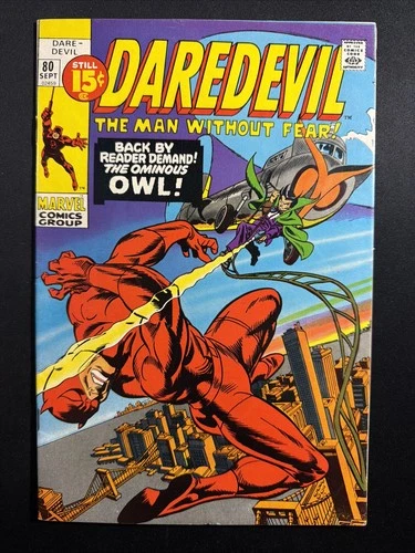 Daredevil #80 1971 Bronze Age 1st Print Vintage Marvel Comics Fine *A2