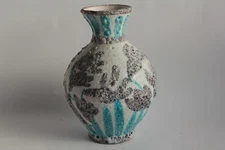 La Vietrese Italy Volcanic Glaze Ceramic Vase (61769)