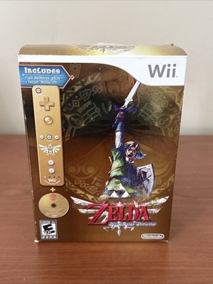 Zelda Skyward Sword [Controller Bundle] (Nintendo Wii, 2011) Complete in box CIB