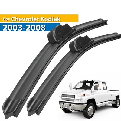 2Pcs Front Windshield Wiper Blades Set For Chevrolet Kodiak 2003-2008 22''+22''