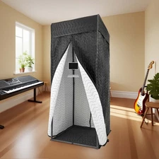Portable Vocal Booth Professional Home Studio Recording Tool for Podcast W/ Bag