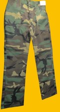 NEW P40B YOUTH BOYS WOODLAND BDU CAMOUFLAGE PANTS MADE IN THE USA SIZE 16