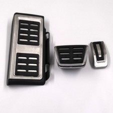 AT Foot Gas Brake Pedal Pad Cover For VW Golf MK7/8 Touran MK2 Polo MK6 TAOS 3PC