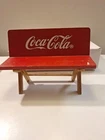 Vintage COCA-COLA DISPLAY BENCH 🔥Handmade Wooden Craftsmanship Rare! Collectors
