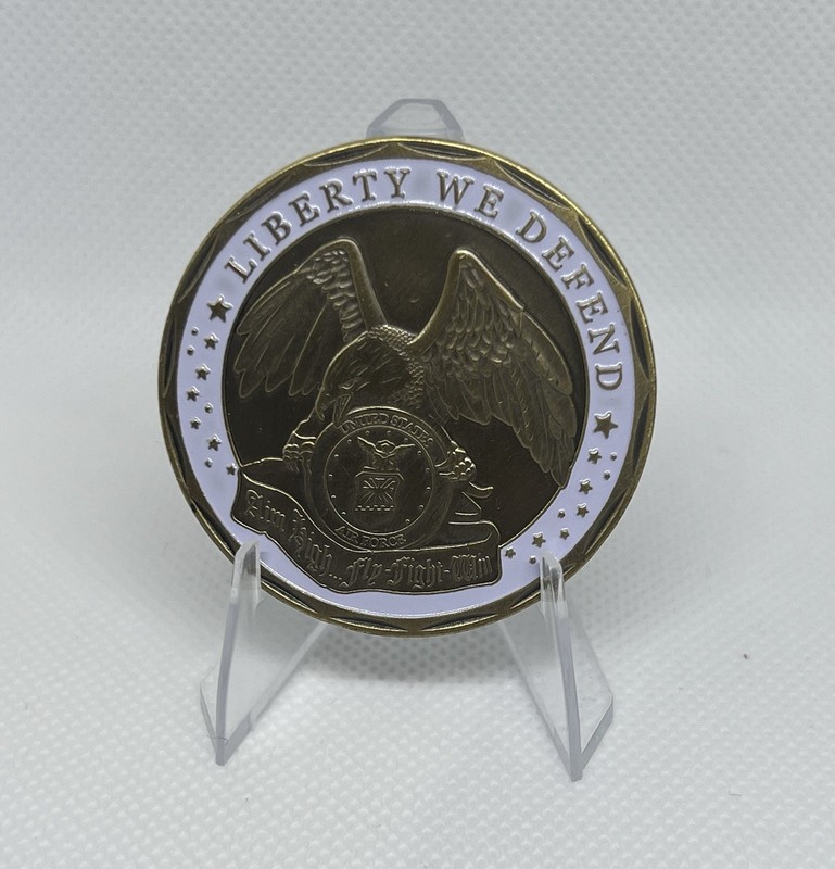 United States Air Force Liberty We Defend Challenge Coin