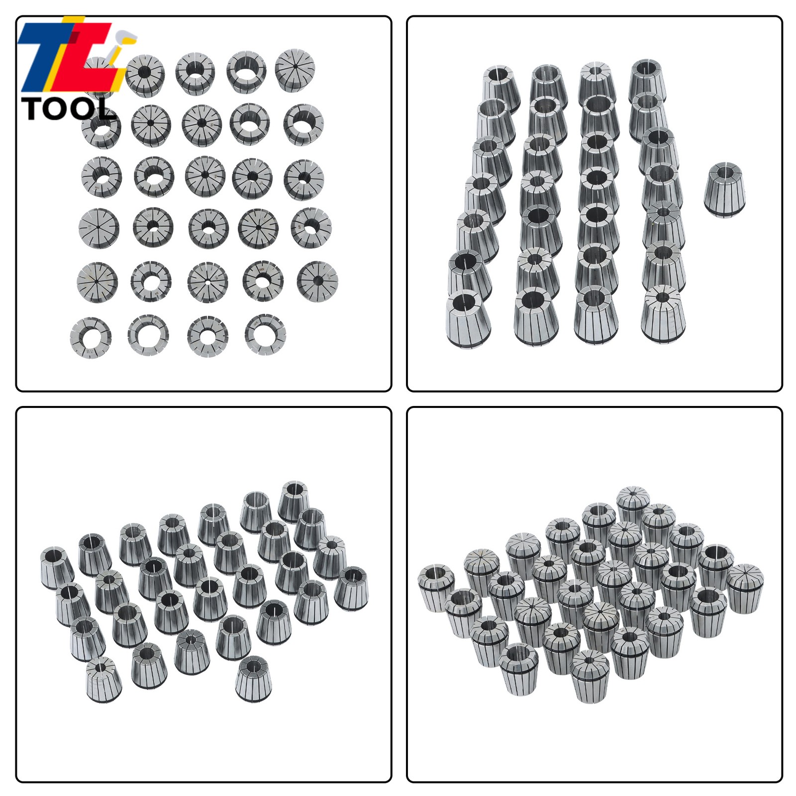 ER40 (29Pcs) Collet Set High Precision CNC Spring Clamping Collets US