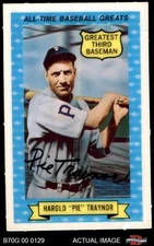 1970 Rold Gold #8 Pie Traynor Pirates HOF 2 - GOOD