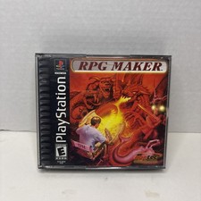 RPG MAKER SONY PLAYSTATION 1 PS1 BLACK LABEL COMPLETE W/ MANUAL CIB