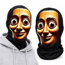 Tung Tung Tung Sahur Full Face Mask Funny Meme Halloween Cosplay Costume