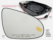 BSD Heated Mirror Glass Fits Avalon 2013-2018 Camry 2012-2017 Passenger Side