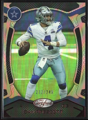 2021 Panini Certified - Dak Prescott 232/249 Bronze #52