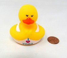 Yoga I Love Rubber Duck 2in Ducky Squirter Sports Bath Toy US Seller c