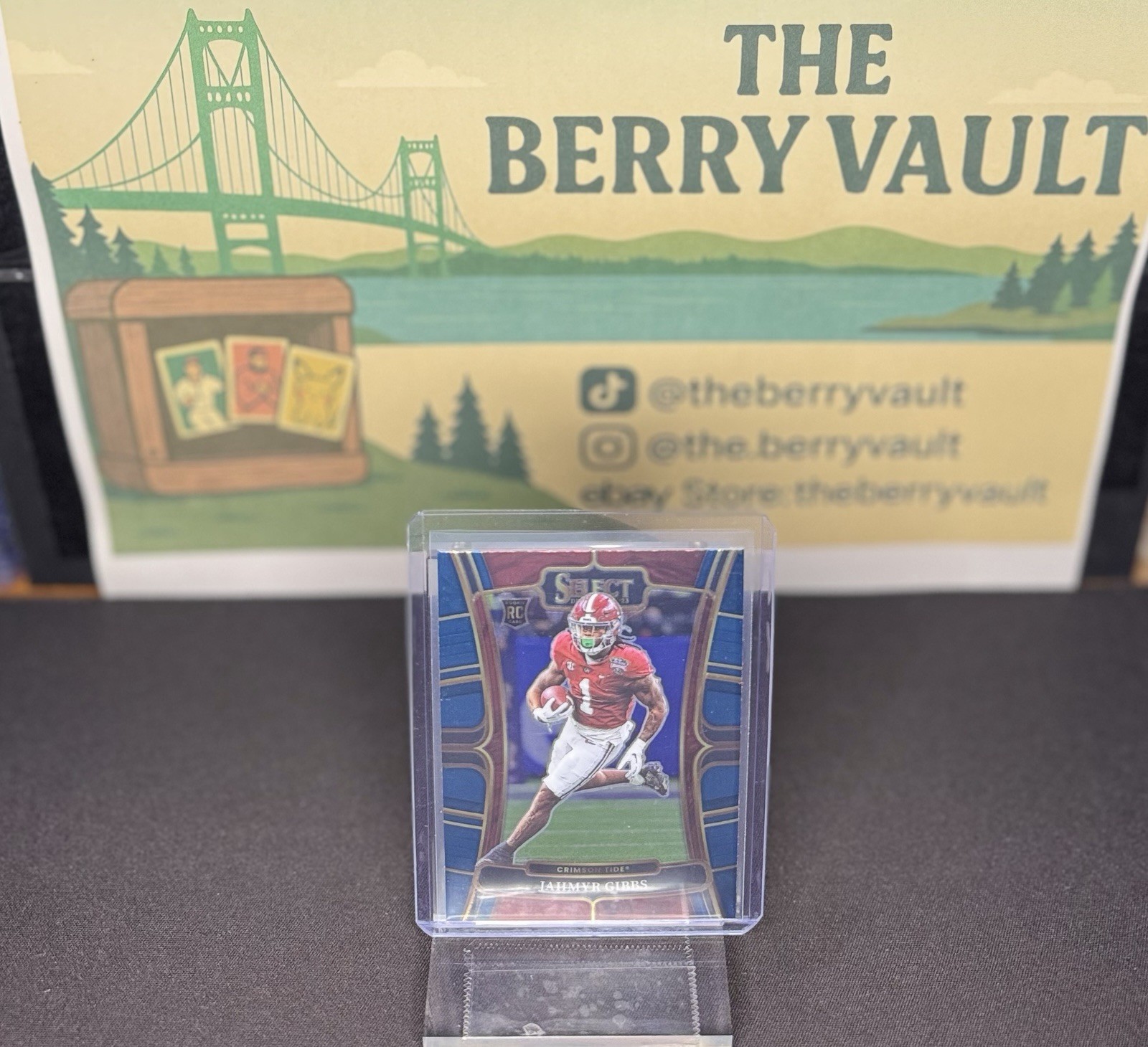 2023 Panini Select Draft Picks - Concourse Jahmyr Gibbs #10 Blue (RC)