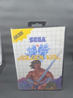 Golden Axe Sega Master System Complete in Box w/manual CIB