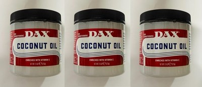 Dax Kokosöl angereichert mit Vitamin E für Haut und Haare 7,5oz (213g) 3er Pack