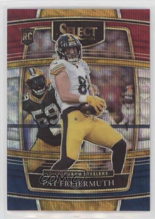 2021 Panini Select Concourse Tri-Color Prizm 51/249 Pat Freiermuth #59 0vc5