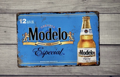 Modelo Beer Vintage Style Tin Metal Bar Sign Poster Man Cave Collectible New