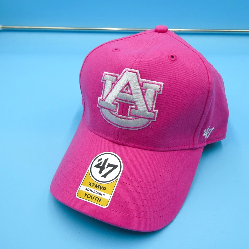 '47 Marca Castaño Rojizo Tigres Juvenil Sombrero Niñas Rosa Correa Ajustable Gorra Universidad Nuevo Foto 3 de 4